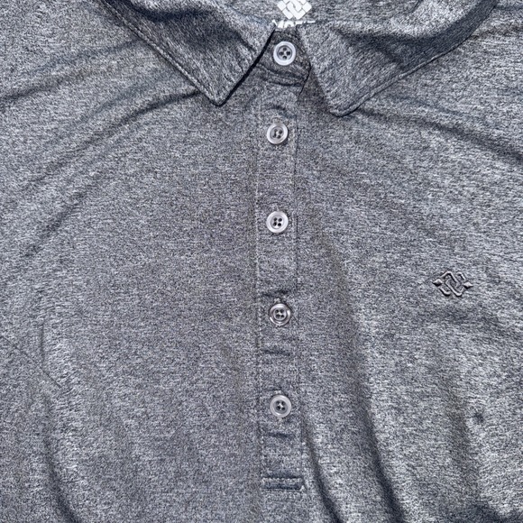 Mofiz Women Grey‎ 1/4 Button Sleeveless Top L - Picture 4 of 7